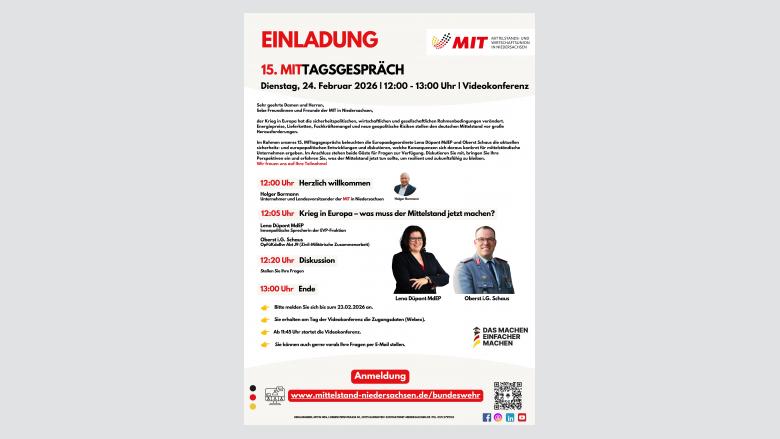 Einlaung Zum Mittagsgespräch